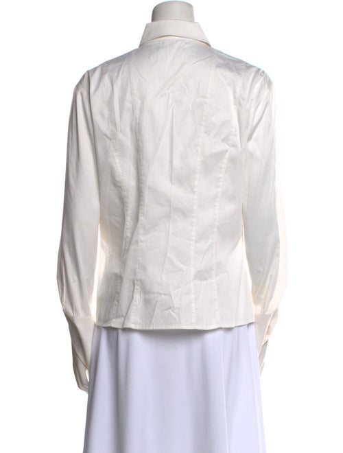 Escada Three-Quarter Sleeve Button-Up Top