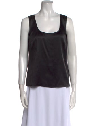 Escada Silk Scoop Neck Top