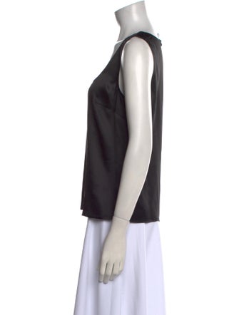 Escada Silk Scoop Neck Top