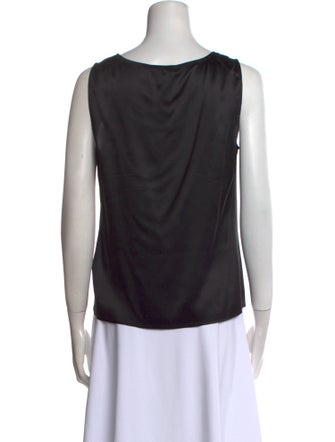 Escada Silk Scoop Neck Top