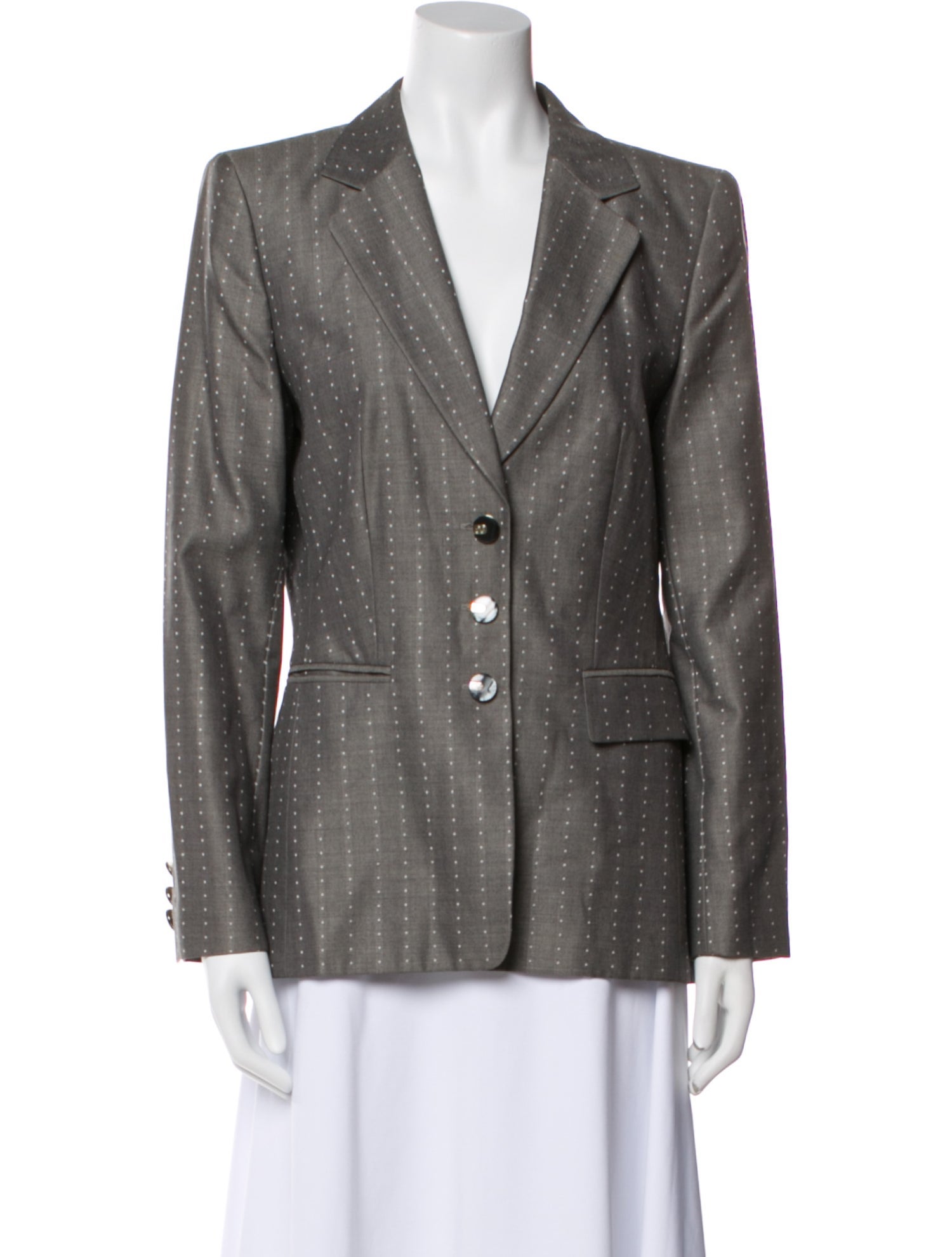 Escada Wool Striped Blazer
