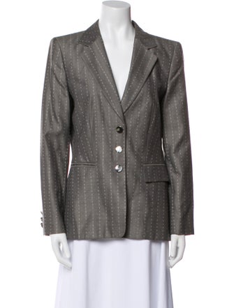 Escada Wool Striped Blazer