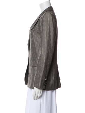 Escada Wool Striped Blazer