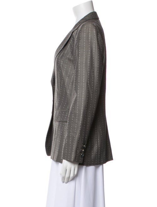 Escada Wool Striped Blazer