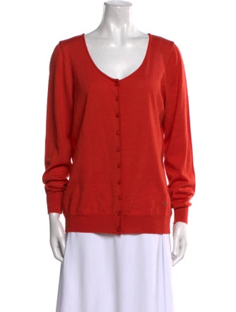 Escada Virgin Wool Scoop Neck Sweater