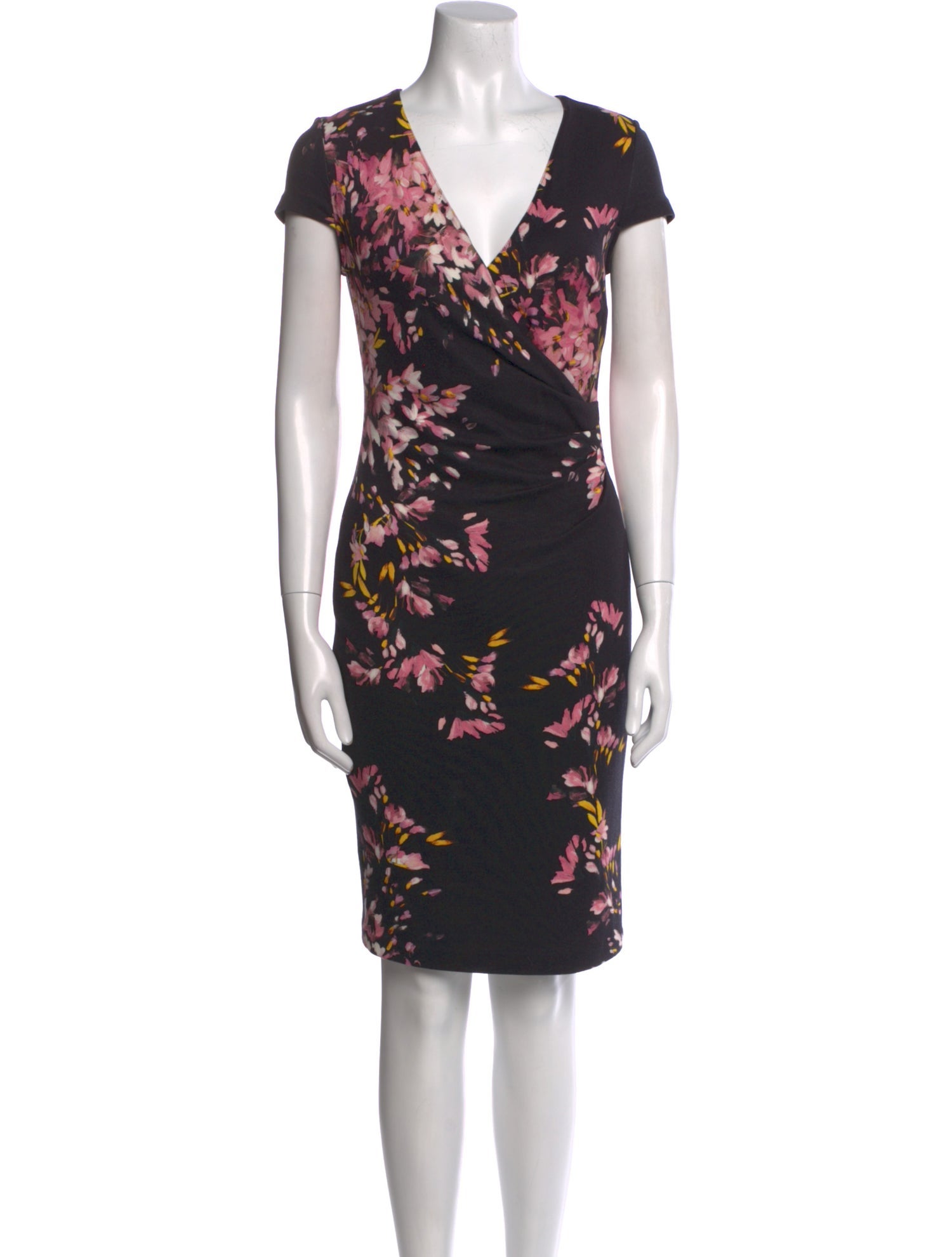 Escada Printed Knee-Length Dress