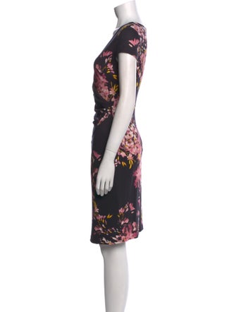 Escada Printed Knee-Length Dress