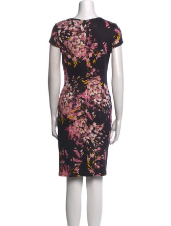 Escada Printed Knee-Length Dress