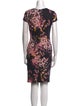 Escada Printed Knee-Length Dress