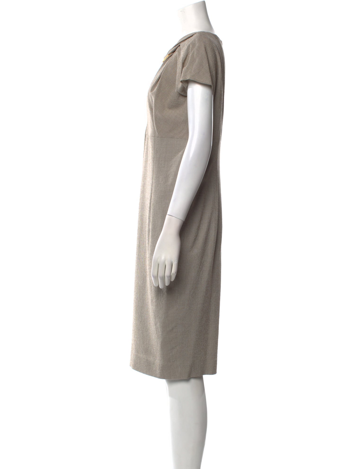 Escada Virgin Wool Knee-Length Dress
