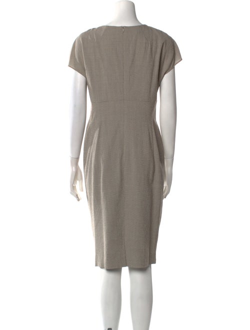 Escada Virgin Wool Knee-Length Dress