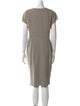 Escada Virgin Wool Knee-Length Dress