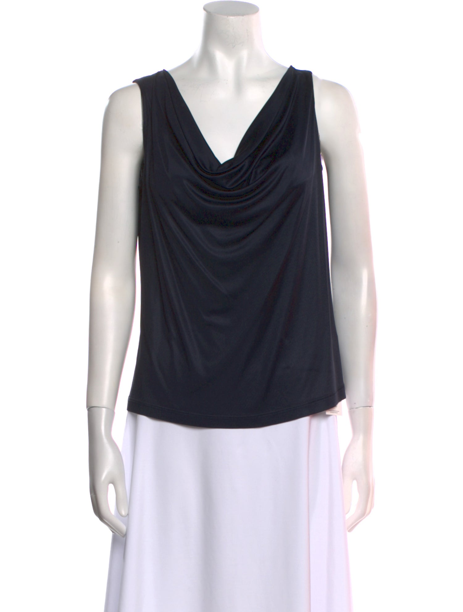 Escada Cowl Neck Sleeveless Top