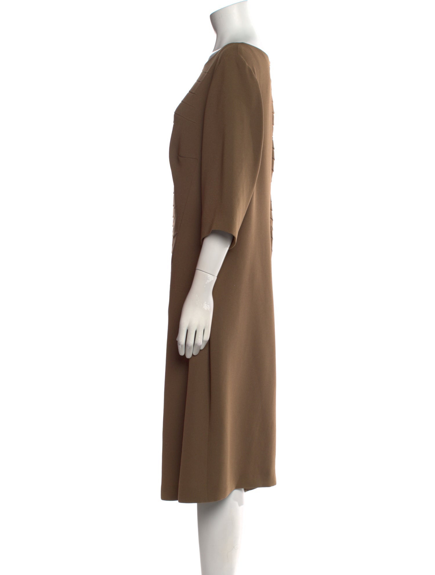 Escada Bateau Neckline Midi Length Dress