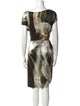 Escada Silk Midi Length Dress