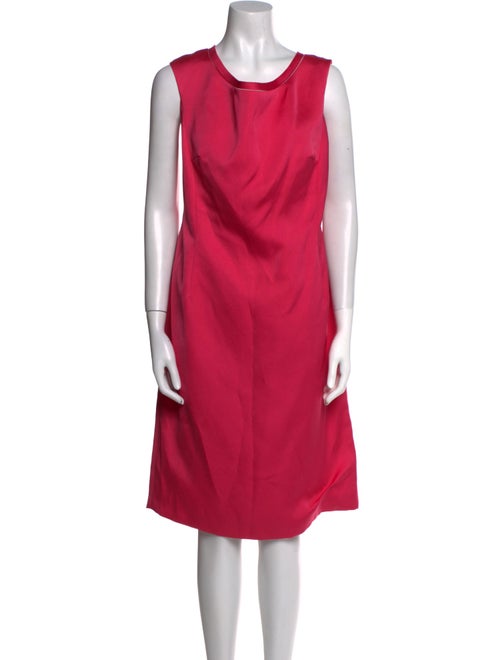 Escada Scoop Neck Knee-Length Dress