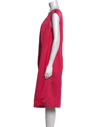 Escada Scoop Neck Knee-Length Dress