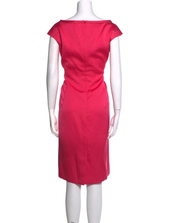 Escada Scoop Neck Knee-Length Dress