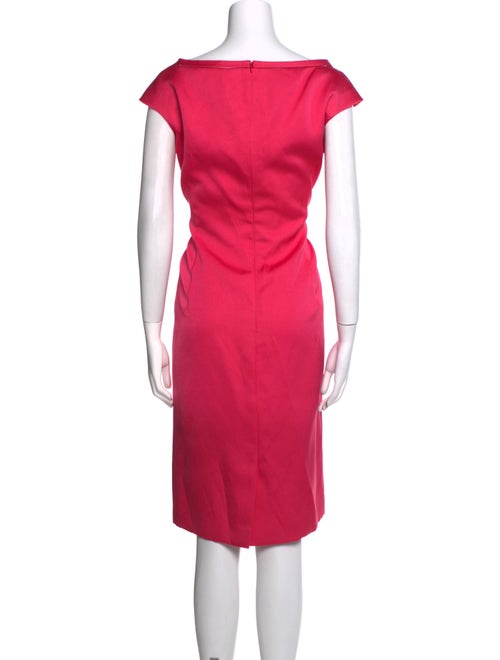 Escada Scoop Neck Knee-Length Dress