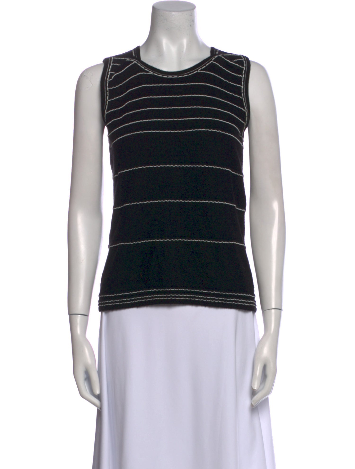 Escada Cashmere Striped Top