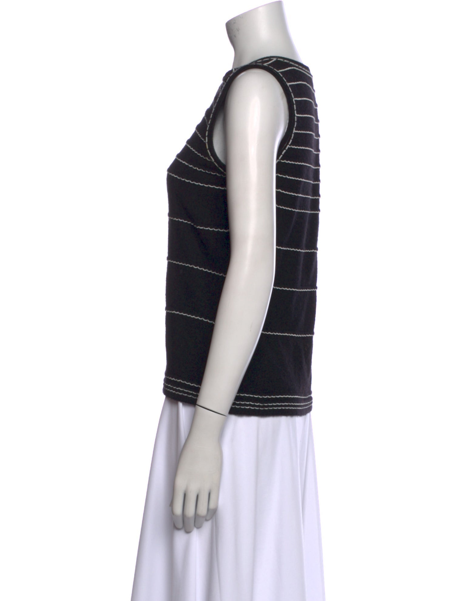 Escada Cashmere Striped Top