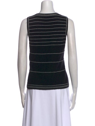 Escada Cashmere Striped Top