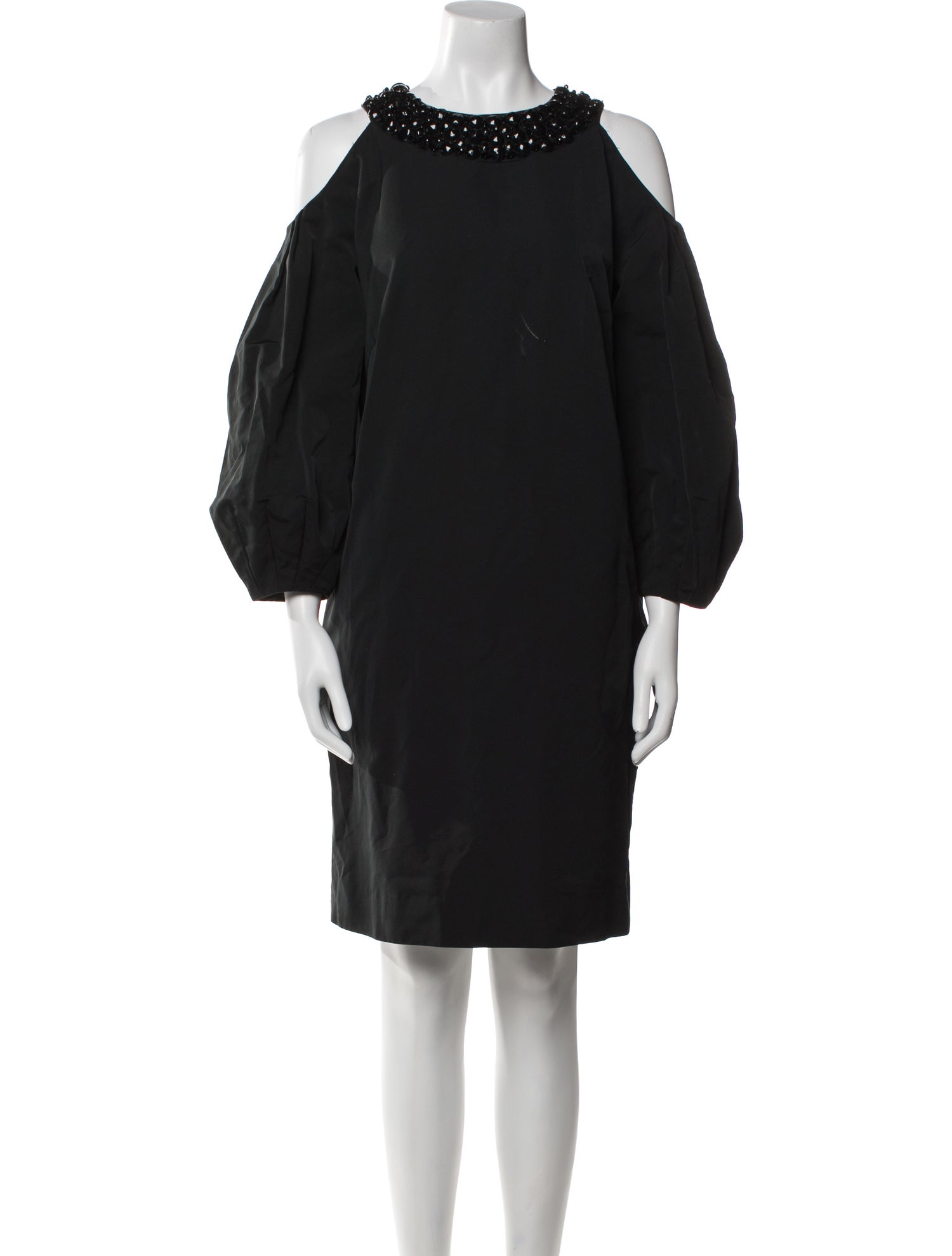 Escada Bateau Neckline Mini Dress