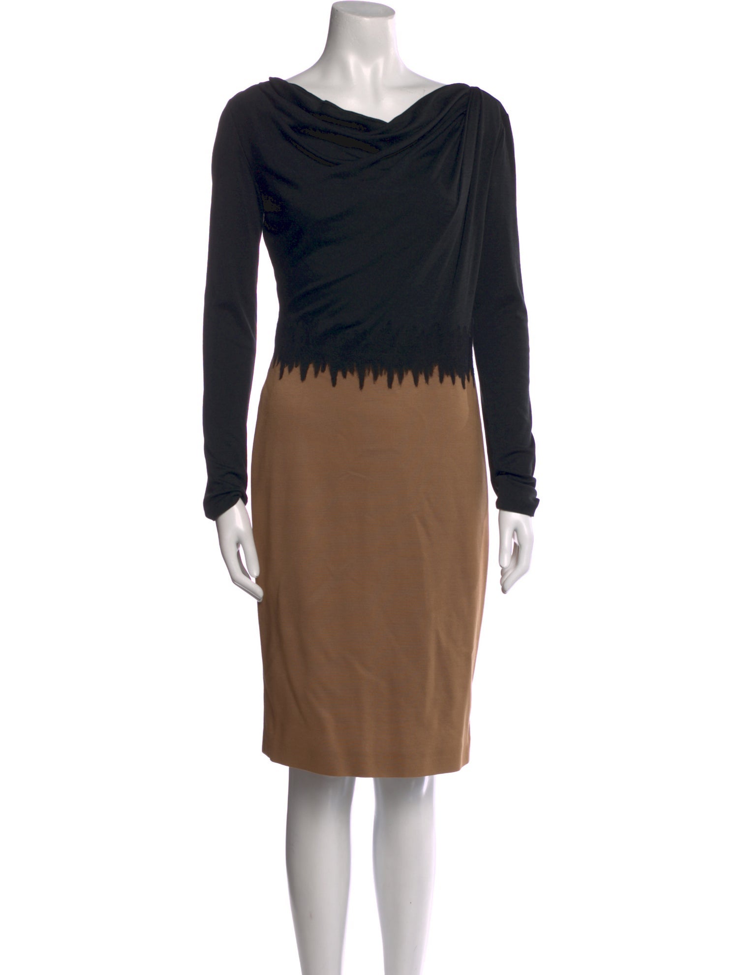 Escada Printed Knee-Length Dress w/ Tags