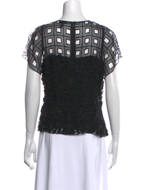 Escada Silk Lace Pattern Blouse