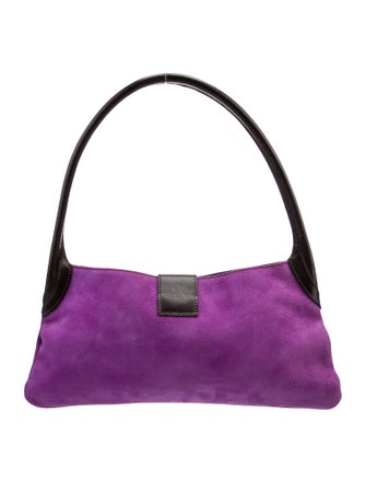 Escada Canvas Top Handle Bag