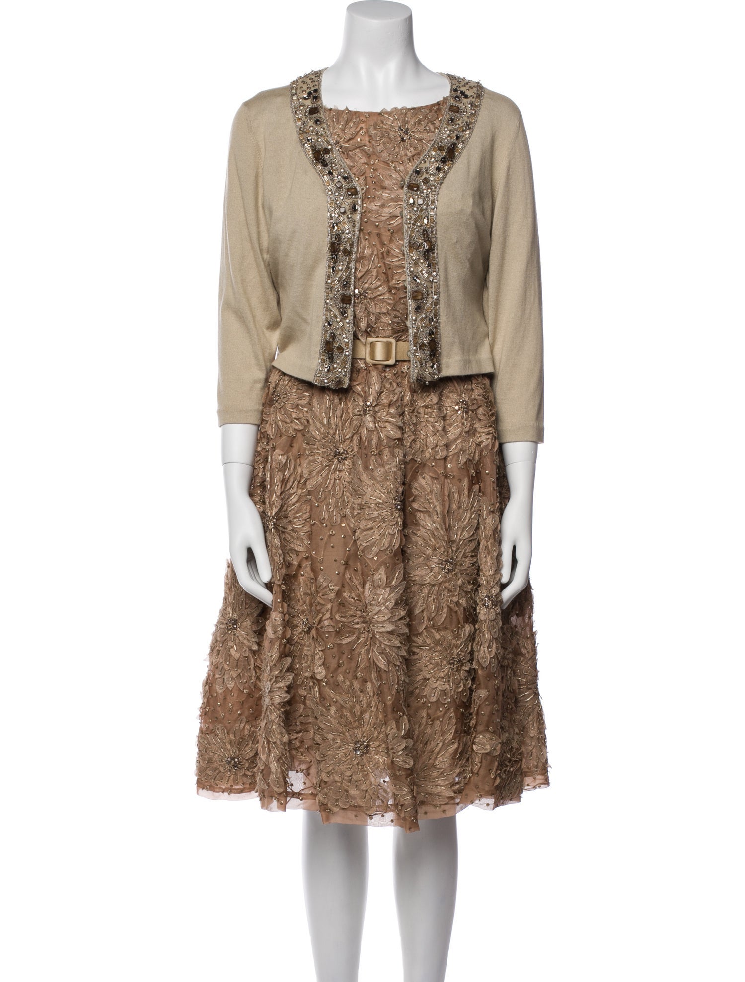 Escada Silk Printed Dress Set