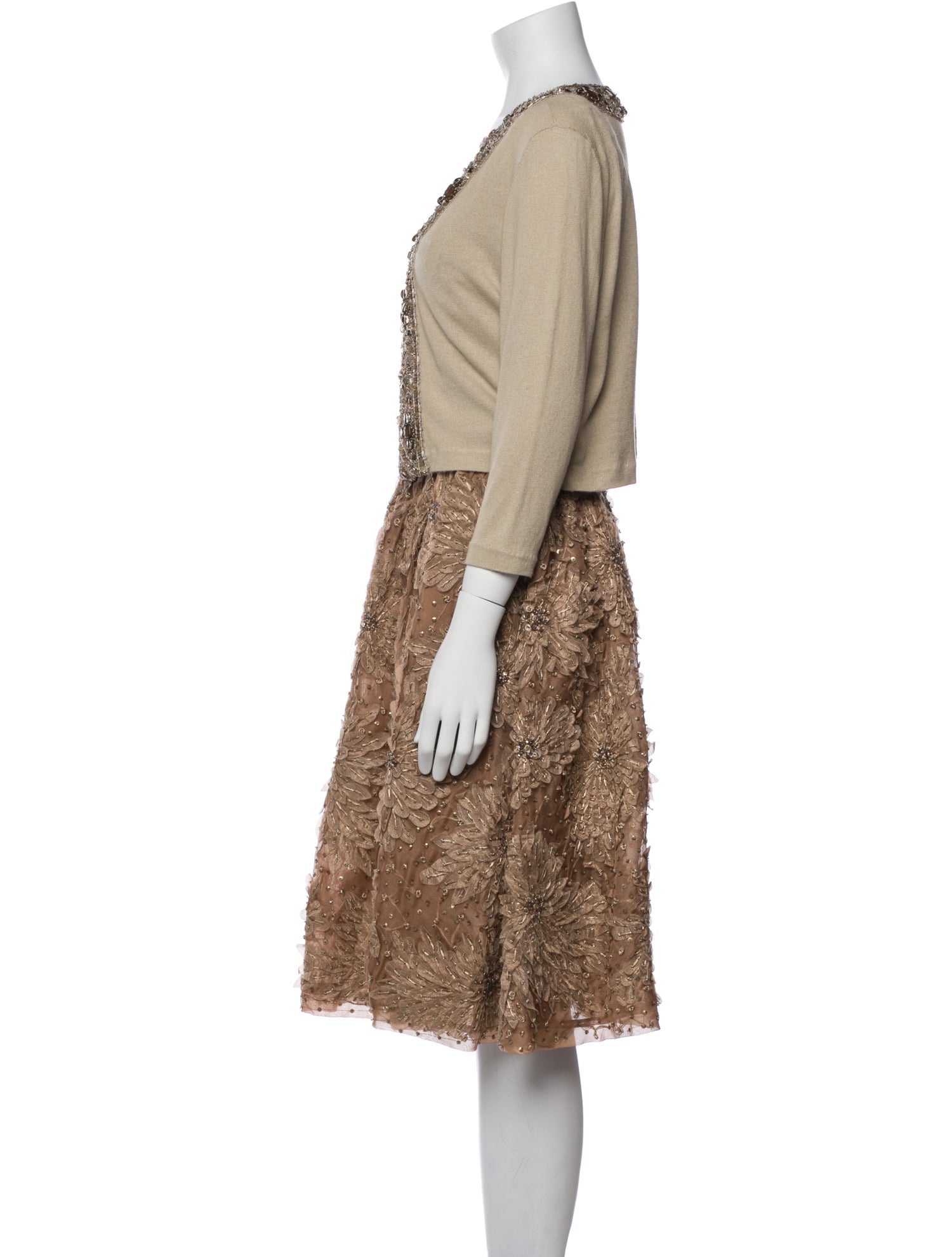 Escada Silk Printed Dress Set