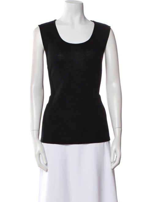 Escada Scoop Neck Sleeveless Top