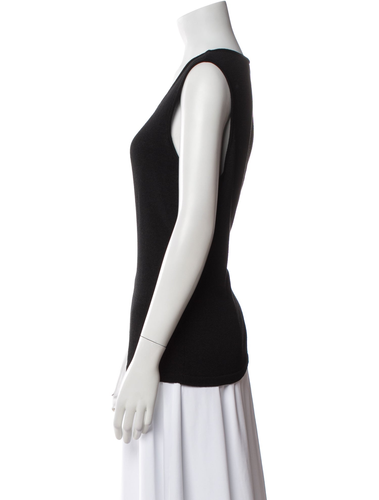 Escada Scoop Neck Sleeveless Top