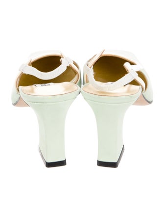 Escada Leather Slingback Pumps