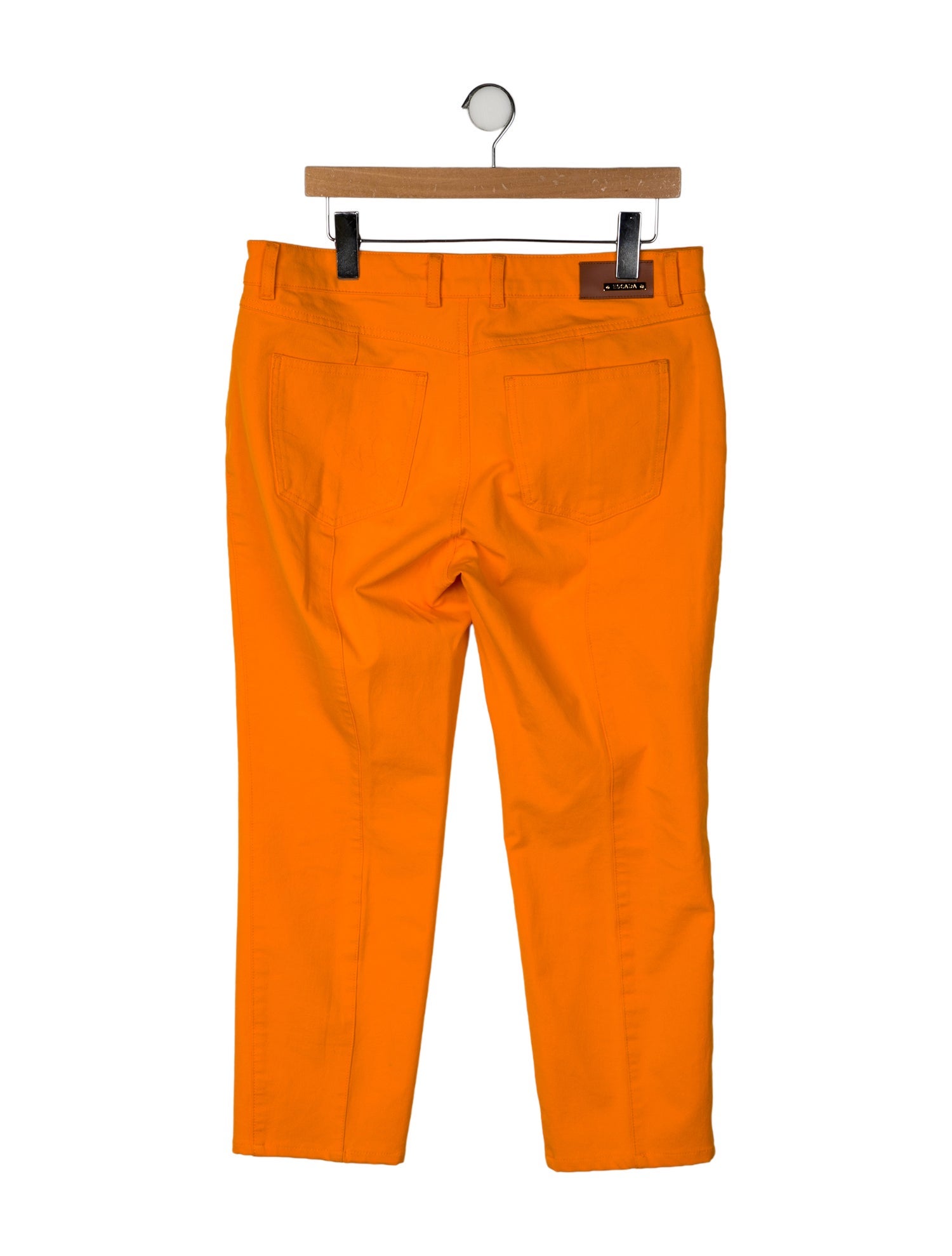 Escada High-Rise Straight Leg Jeans