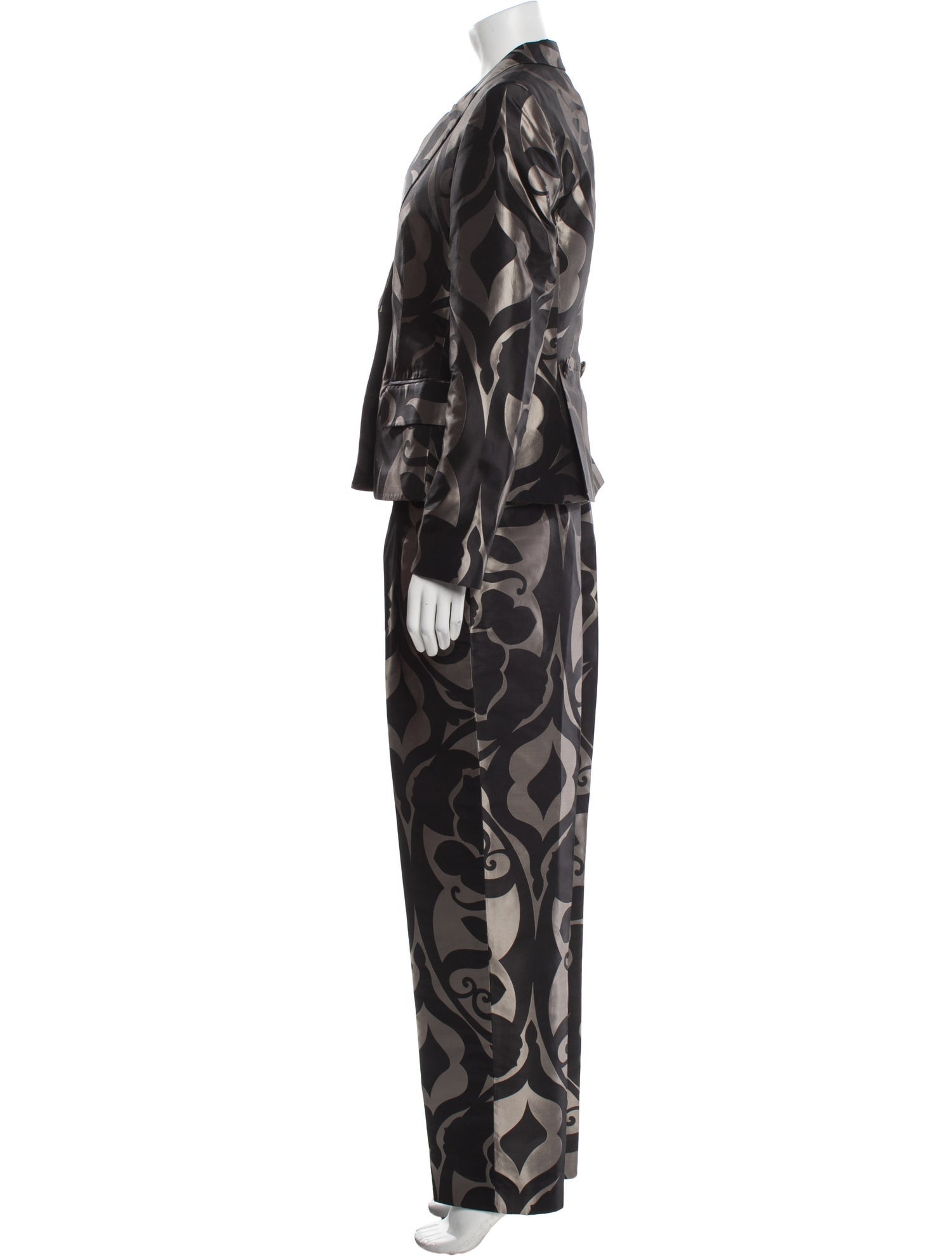 Escada Silk Printed Pantsuit