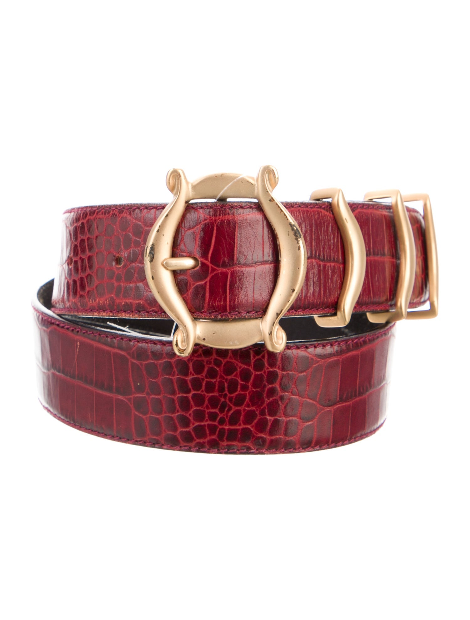Escada Crocodile Waist Belt