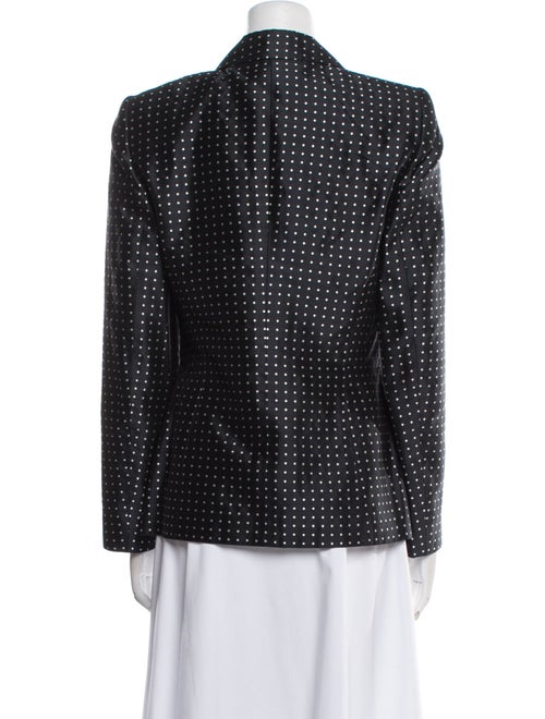 Escada Silk Polka Dot Print Blazer