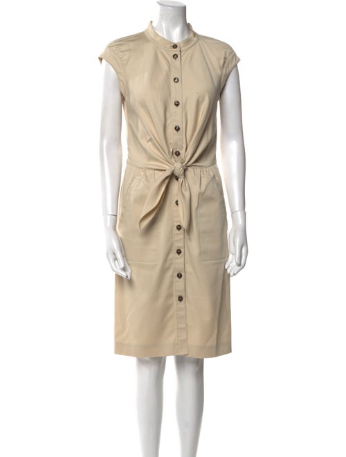 Escada Crew Neck Knee-Length Dress