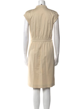 Escada Crew Neck Knee-Length Dress