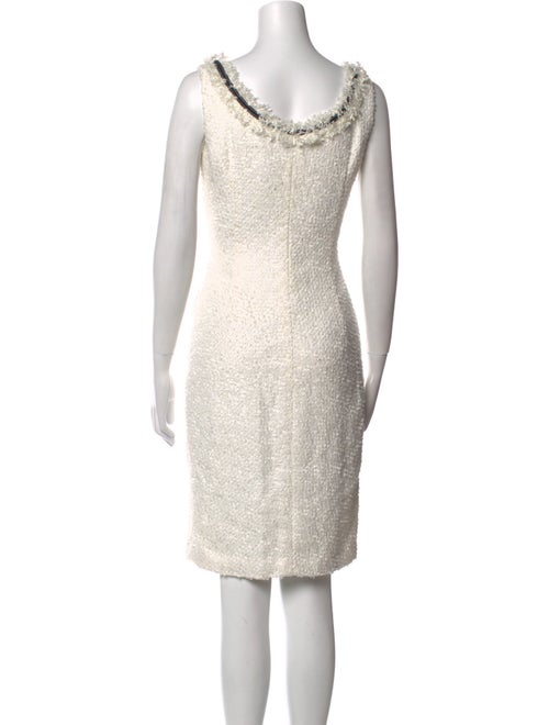 Escada Scoop Neck Midi Length Dress