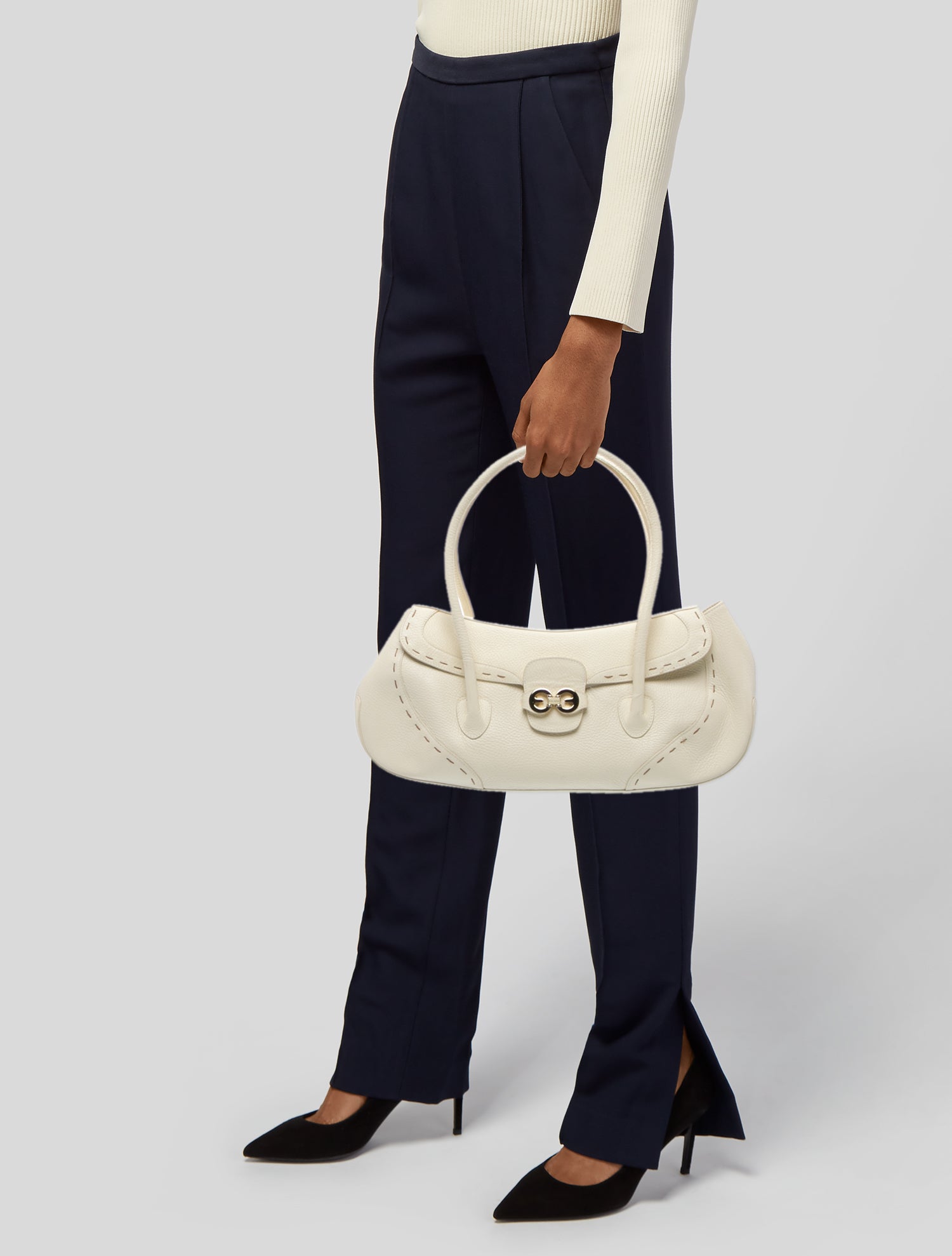 Escada Leather Shoulder Bag