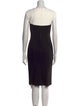 Escada Square Neckline Knee-Length Dress