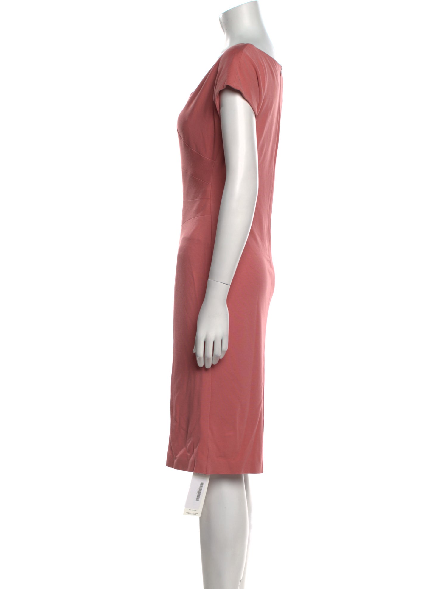 Escada V-Neck Knee-Length Dress