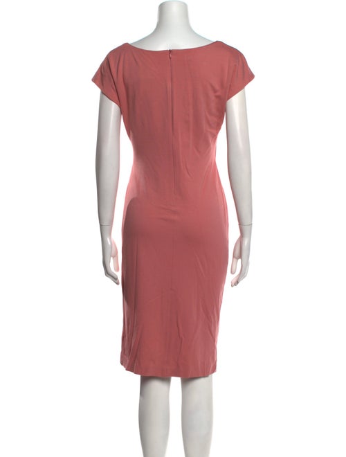 Escada V-Neck Knee-Length Dress