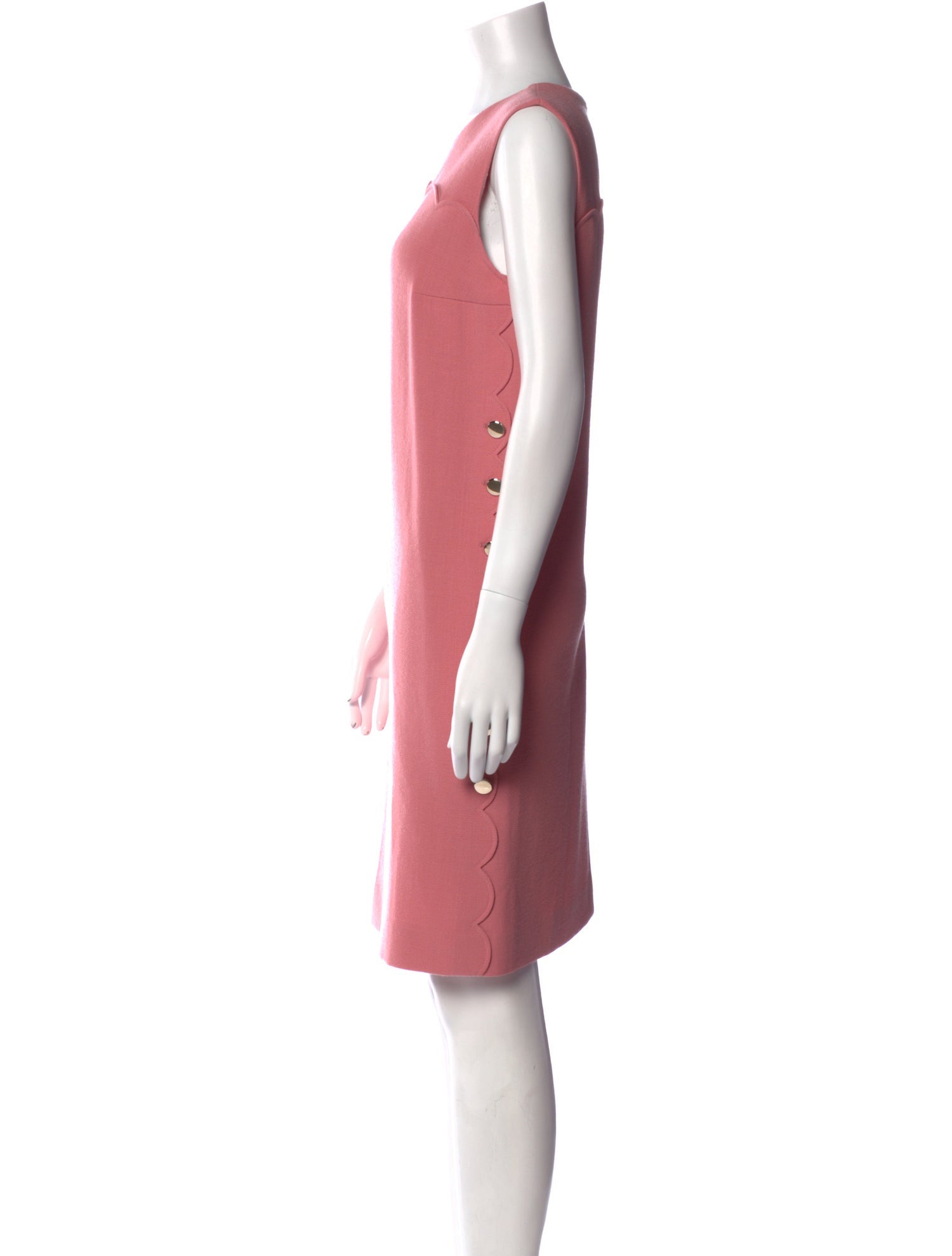 Escada Virgin Wool Knee-Length Dress