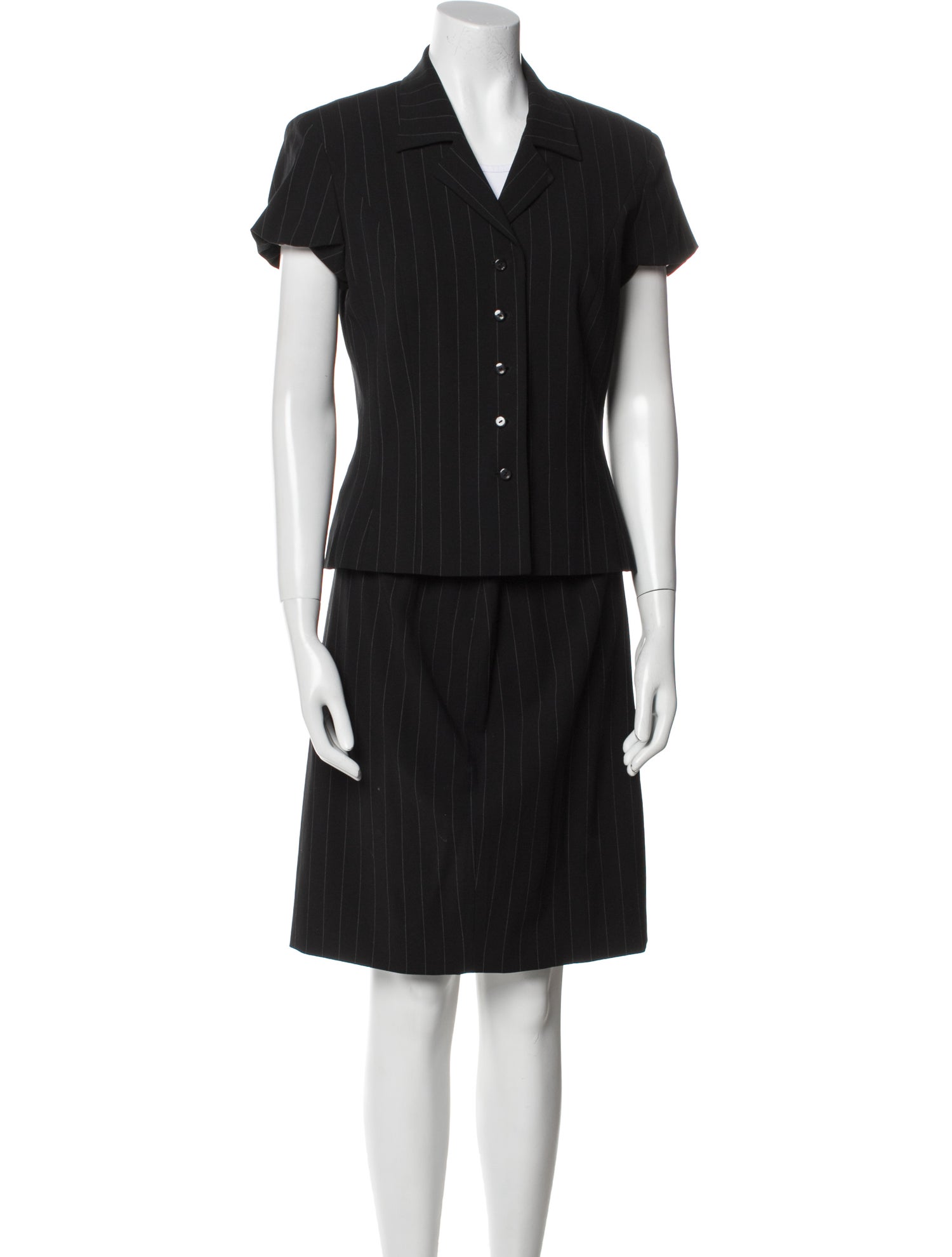 Escada Striped Skirt Set