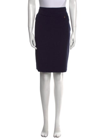 Escada Wool Knee-Length Skirt