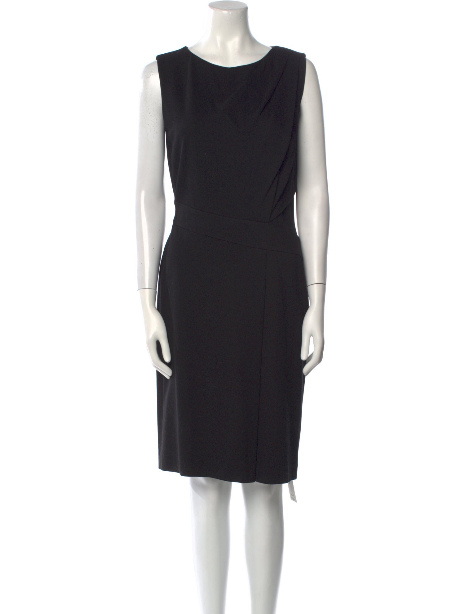 Escada Scoop Neck Knee-Length Dress